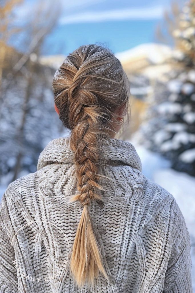 10 Charming Winter Hair Braid Ideas to Stay Cozy and Stylish All Season - 5