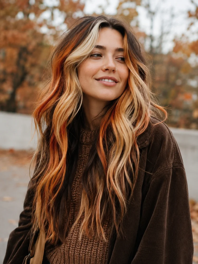 12 Beautiful Calico Hair Ideas You'll Want to Show Your Colorist - 1